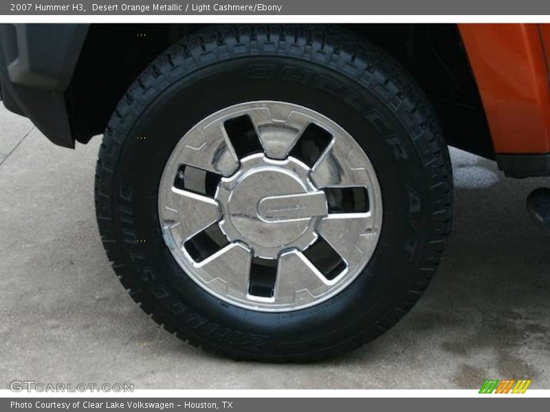 Desert Orange Metallic / Light Cashmere/Ebony 2007 Hummer H3
