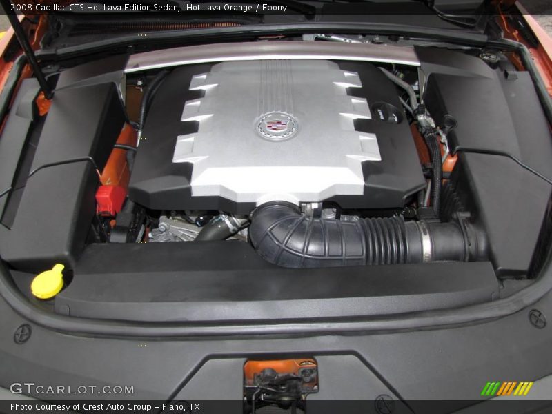 Hot Lava Orange / Ebony 2008 Cadillac CTS Hot Lava Edition Sedan