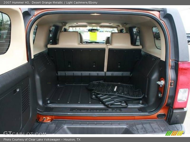 Desert Orange Metallic / Light Cashmere/Ebony 2007 Hummer H3