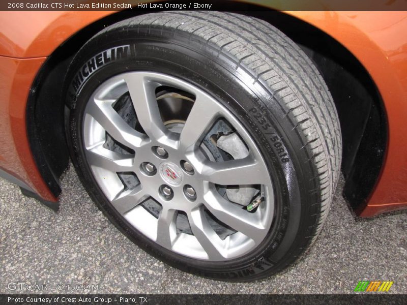 Hot Lava Orange / Ebony 2008 Cadillac CTS Hot Lava Edition Sedan