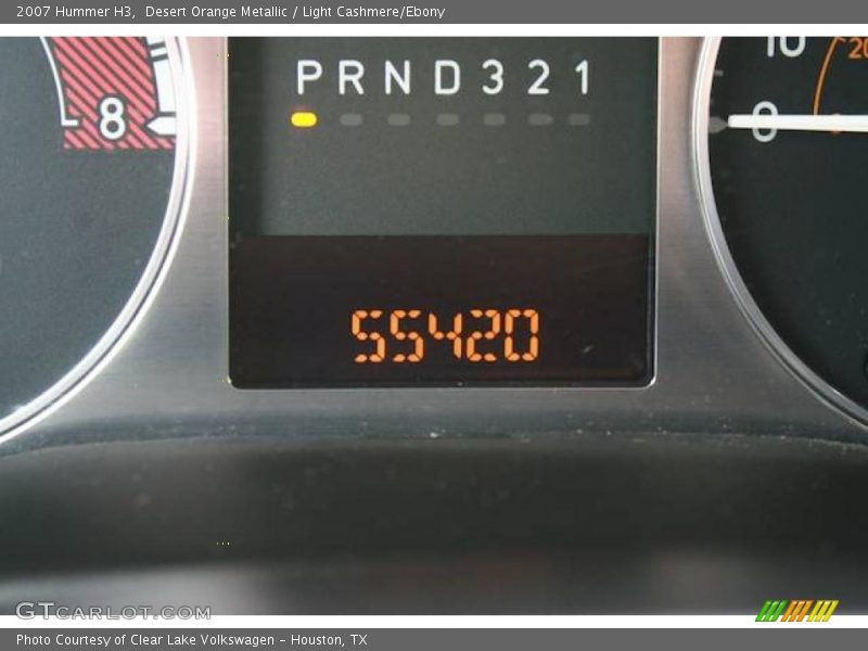 Desert Orange Metallic / Light Cashmere/Ebony 2007 Hummer H3