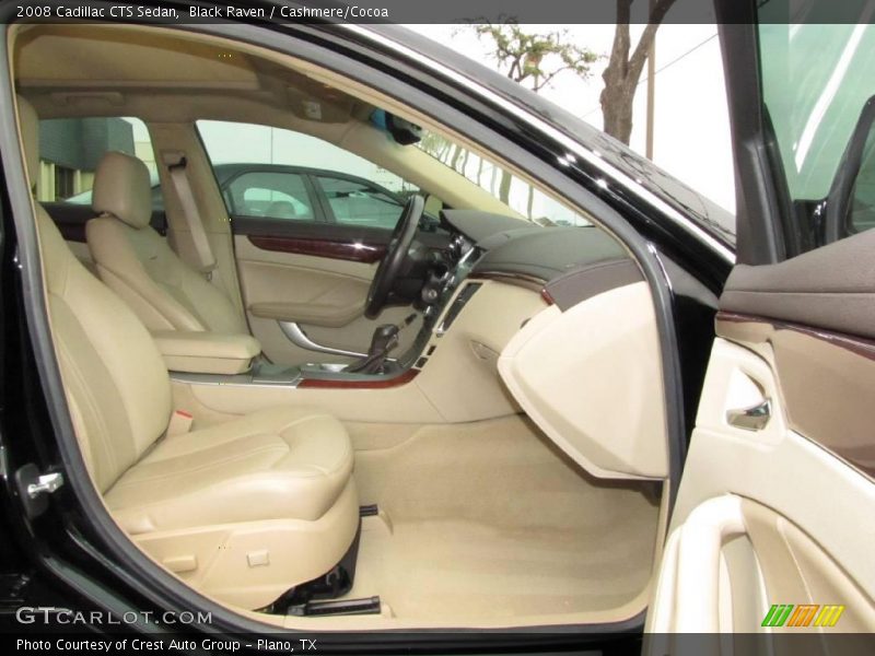 Black Raven / Cashmere/Cocoa 2008 Cadillac CTS Sedan
