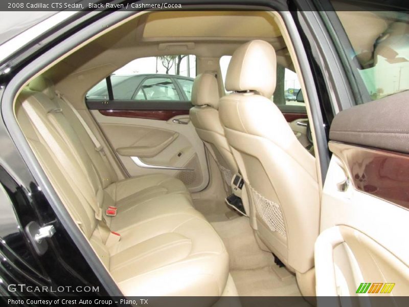 Black Raven / Cashmere/Cocoa 2008 Cadillac CTS Sedan