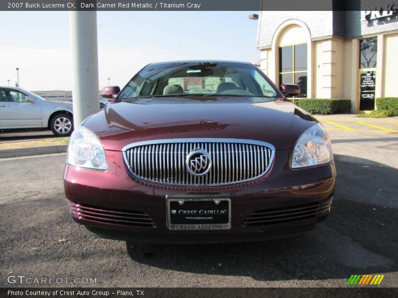 Dark Garnet Red Metallic / Titanium Gray 2007 Buick Lucerne CX