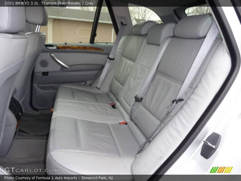 Titanium Silver Metallic / Grey 2001 BMW X5 3.0i