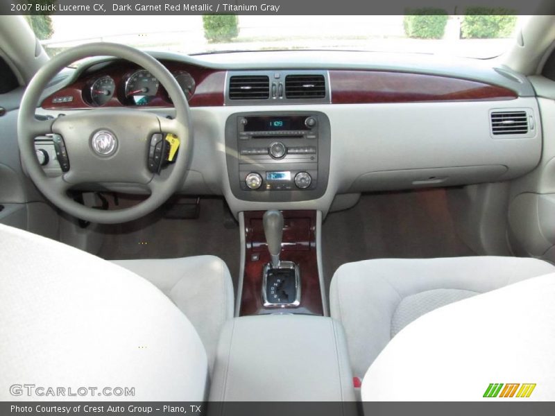 Dark Garnet Red Metallic / Titanium Gray 2007 Buick Lucerne CX