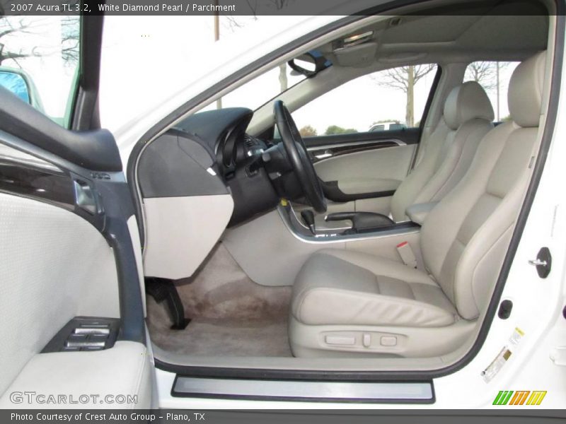 White Diamond Pearl / Parchment 2007 Acura TL 3.2