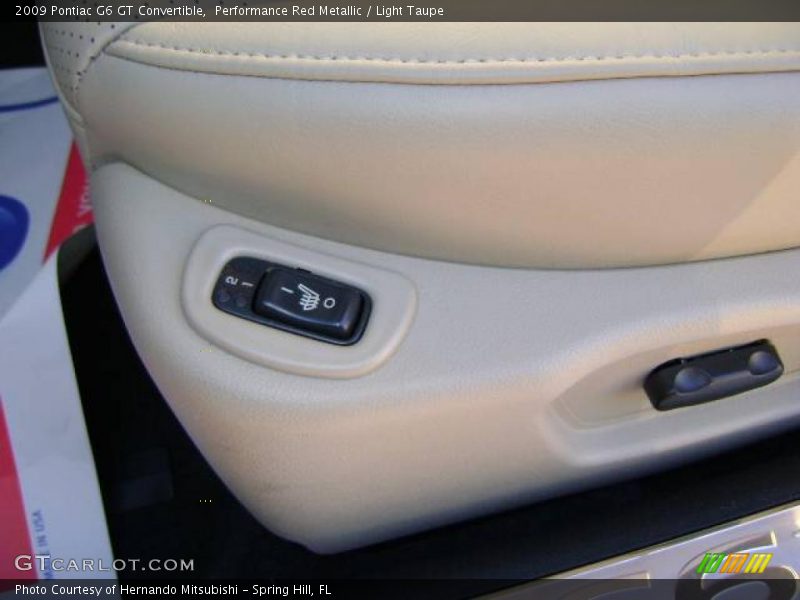 Performance Red Metallic / Light Taupe 2009 Pontiac G6 GT Convertible