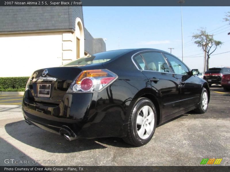Super Black / Frost 2007 Nissan Altima 2.5 S