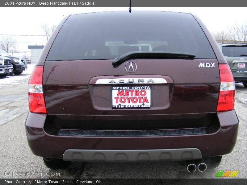 Deep Mahogany Pearl / Saddle 2001 Acura MDX