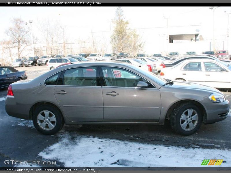 Amber Bronze Metallic / Gray 2007 Chevrolet Impala LT