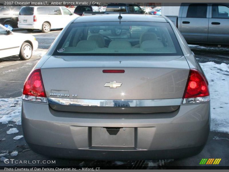 Amber Bronze Metallic / Gray 2007 Chevrolet Impala LT