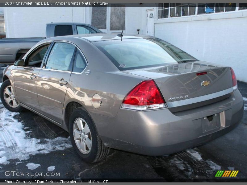 Amber Bronze Metallic / Gray 2007 Chevrolet Impala LT