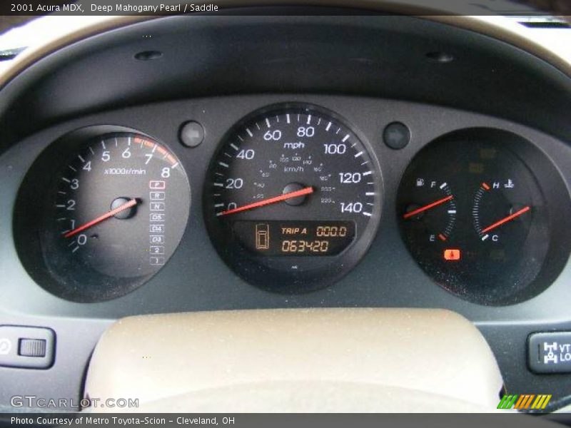 Deep Mahogany Pearl / Saddle 2001 Acura MDX