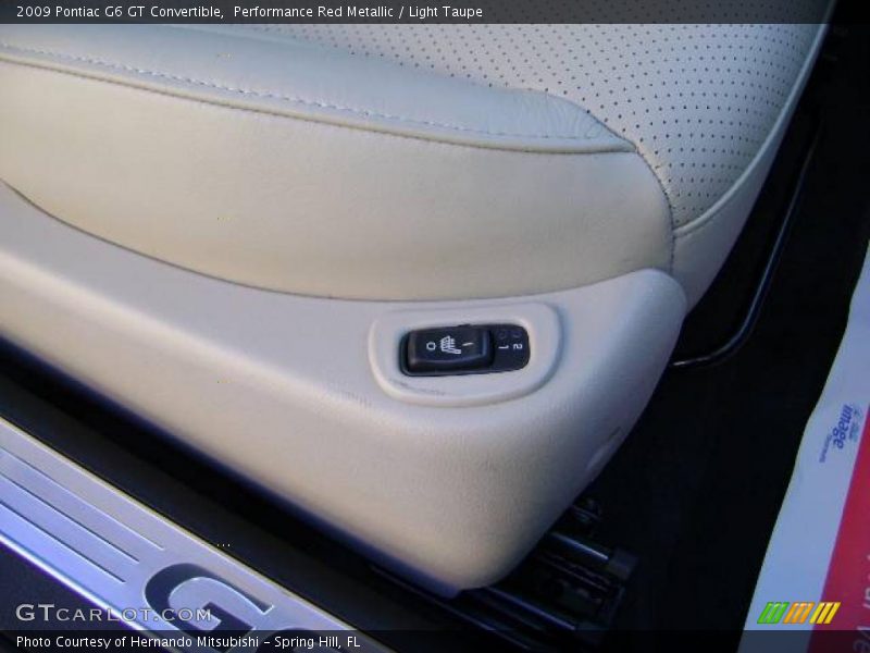 Performance Red Metallic / Light Taupe 2009 Pontiac G6 GT Convertible