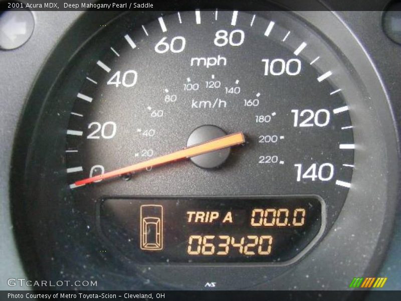 Deep Mahogany Pearl / Saddle 2001 Acura MDX