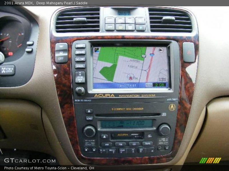 Deep Mahogany Pearl / Saddle 2001 Acura MDX