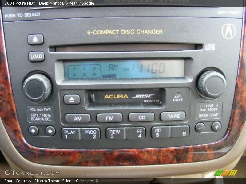 Deep Mahogany Pearl / Saddle 2001 Acura MDX