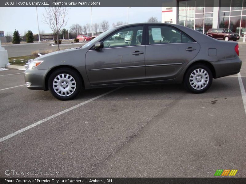 Phantom Gray Pearl / Stone 2003 Toyota Camry XLE
