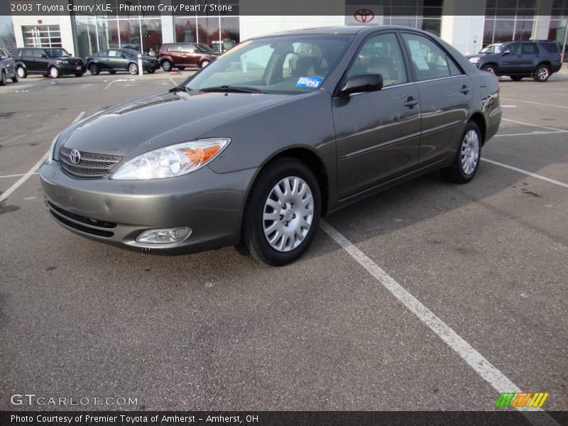 Phantom Gray Pearl / Stone 2003 Toyota Camry XLE