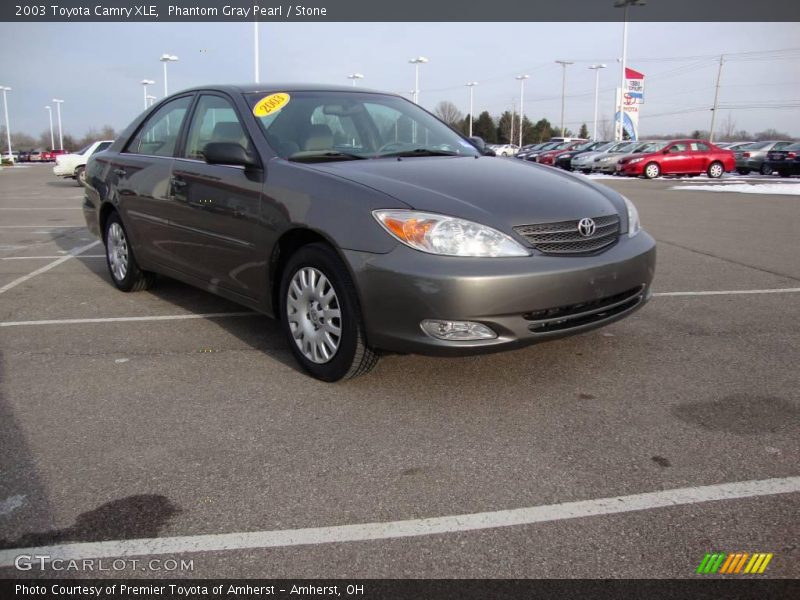 Phantom Gray Pearl / Stone 2003 Toyota Camry XLE