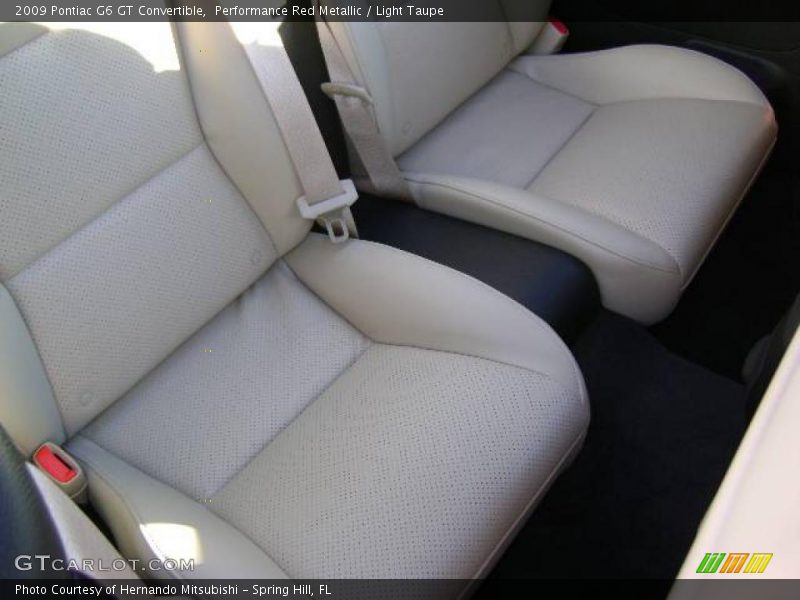 Performance Red Metallic / Light Taupe 2009 Pontiac G6 GT Convertible