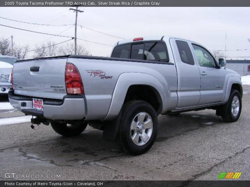 Silver Streak Mica / Graphite Gray 2005 Toyota Tacoma PreRunner TRD Access Cab