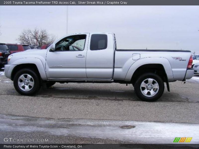 Silver Streak Mica / Graphite Gray 2005 Toyota Tacoma PreRunner TRD Access Cab