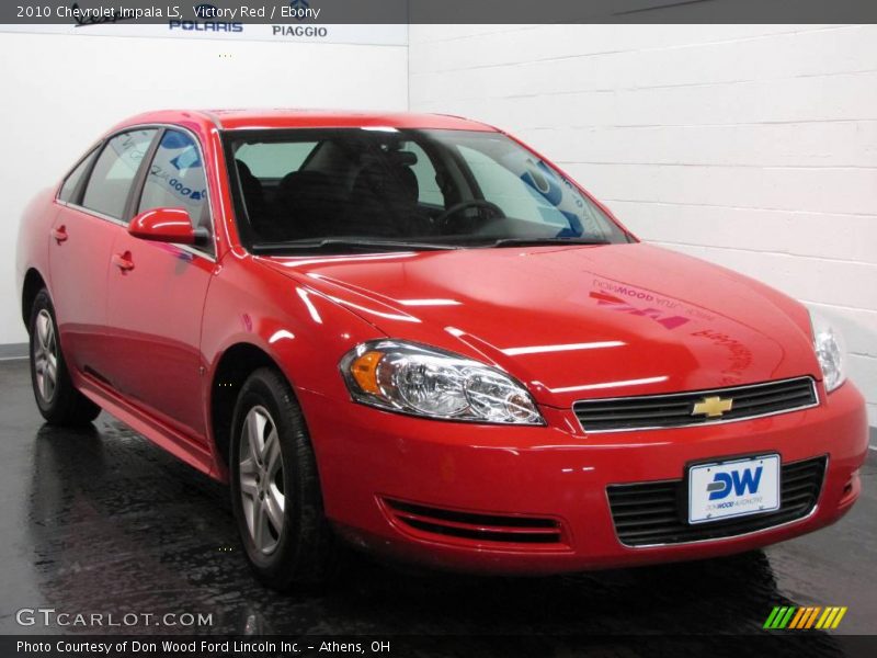 Victory Red / Ebony 2010 Chevrolet Impala LS