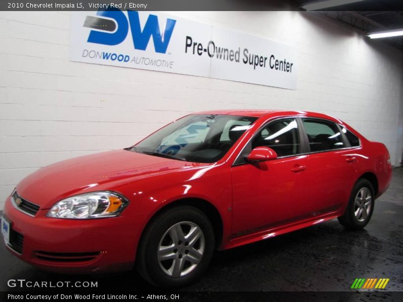 Victory Red / Ebony 2010 Chevrolet Impala LS