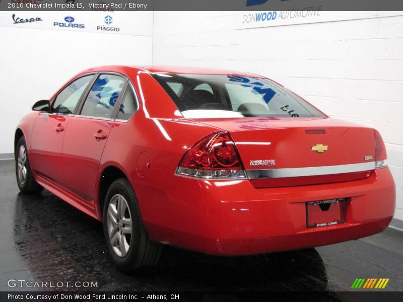 Victory Red / Ebony 2010 Chevrolet Impala LS