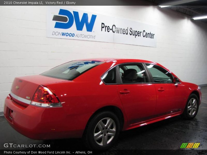 Victory Red / Ebony 2010 Chevrolet Impala LS