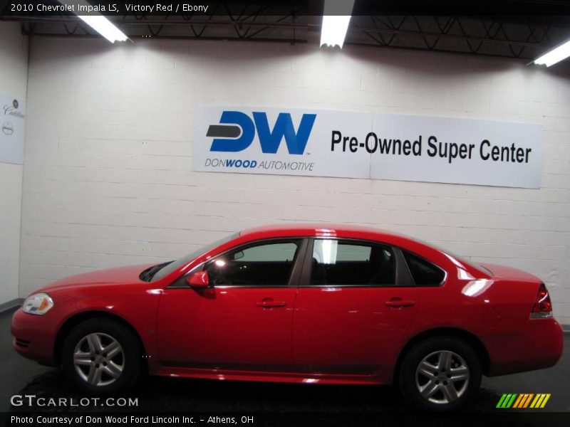 Victory Red / Ebony 2010 Chevrolet Impala LS