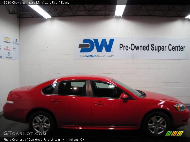 Victory Red / Ebony 2010 Chevrolet Impala LS