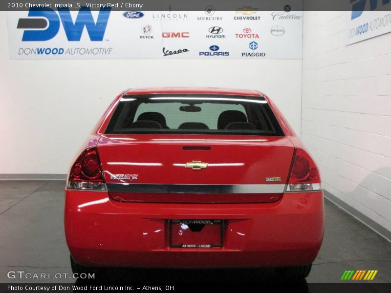 Victory Red / Ebony 2010 Chevrolet Impala LS