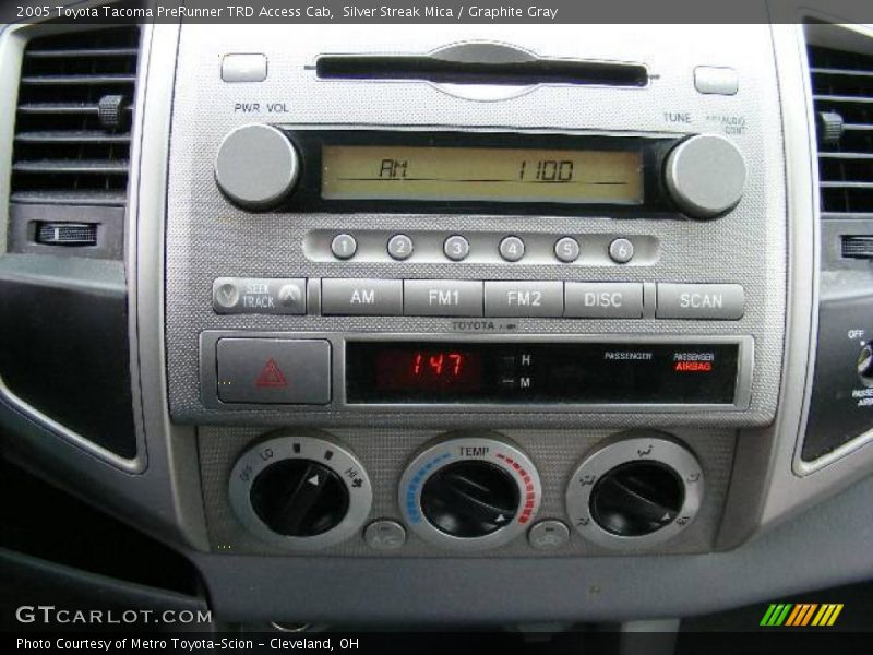 Silver Streak Mica / Graphite Gray 2005 Toyota Tacoma PreRunner TRD Access Cab