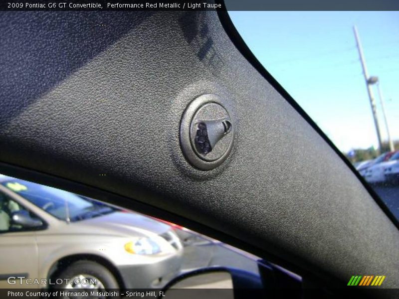 Performance Red Metallic / Light Taupe 2009 Pontiac G6 GT Convertible