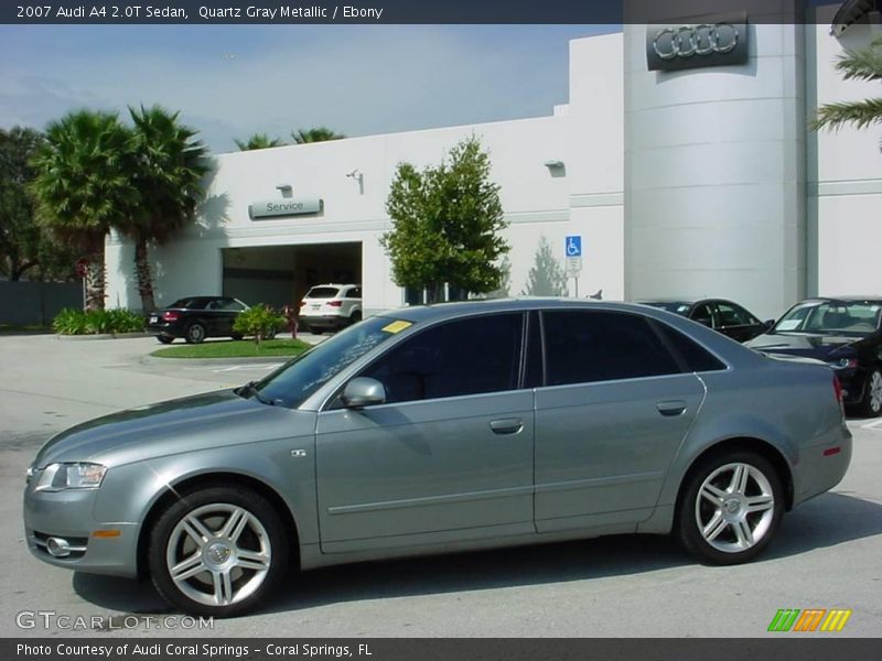 Quartz Gray Metallic / Ebony 2007 Audi A4 2.0T Sedan