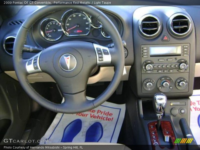 Performance Red Metallic / Light Taupe 2009 Pontiac G6 GT Convertible