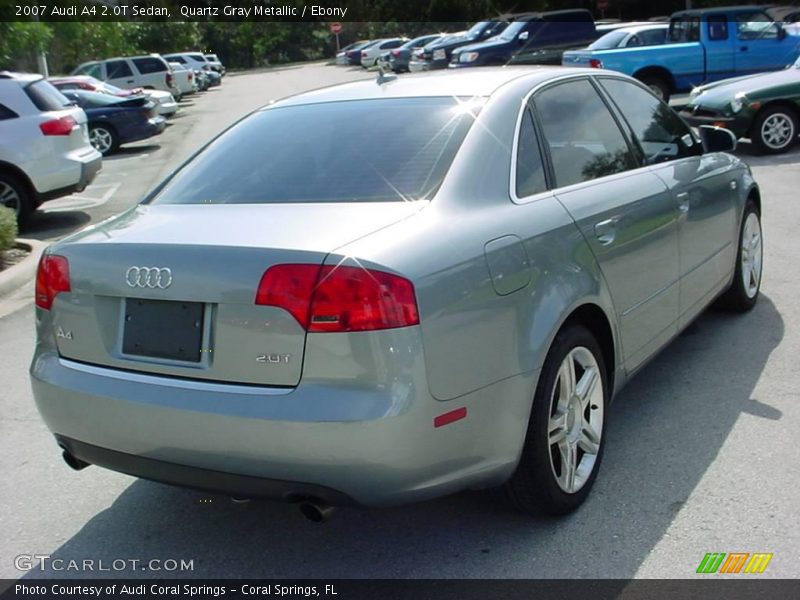 Quartz Gray Metallic / Ebony 2007 Audi A4 2.0T Sedan