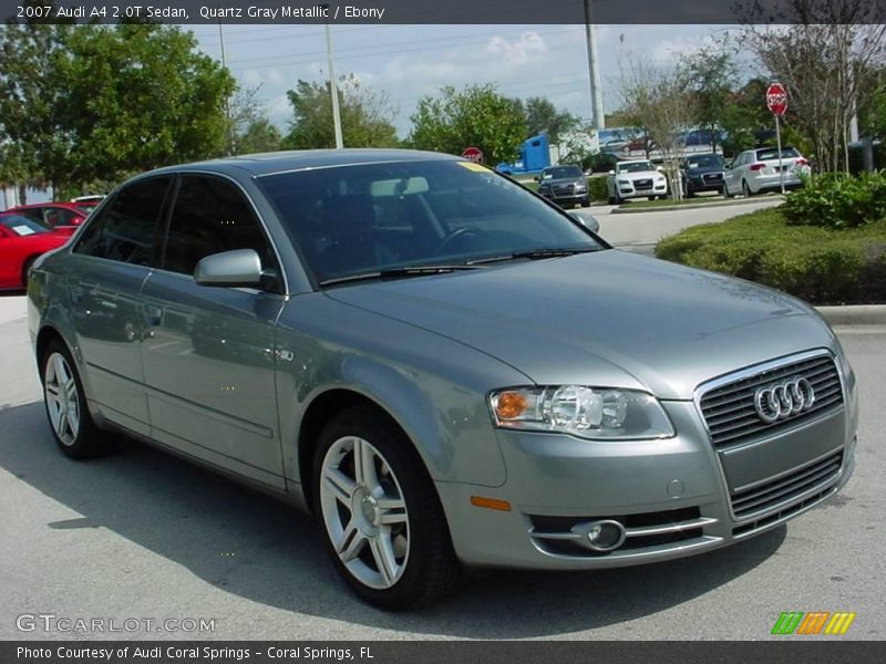 Quartz Gray Metallic / Ebony 2007 Audi A4 2.0T Sedan
