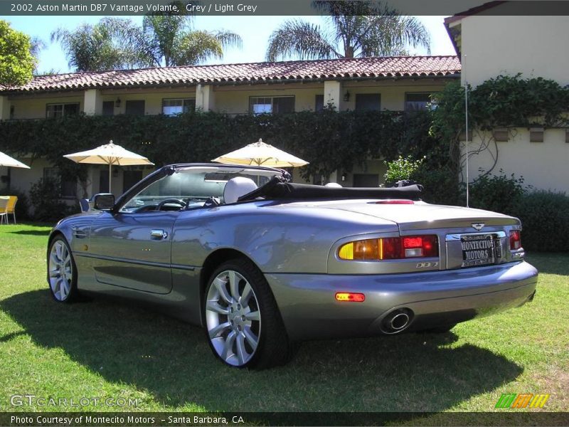 Grey / Light Grey 2002 Aston Martin DB7 Vantage Volante