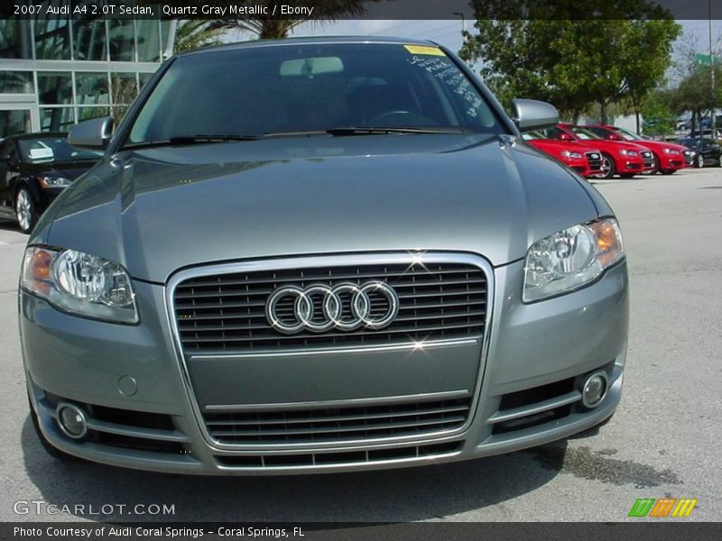 Quartz Gray Metallic / Ebony 2007 Audi A4 2.0T Sedan