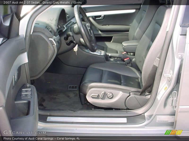 Quartz Gray Metallic / Ebony 2007 Audi A4 2.0T Sedan