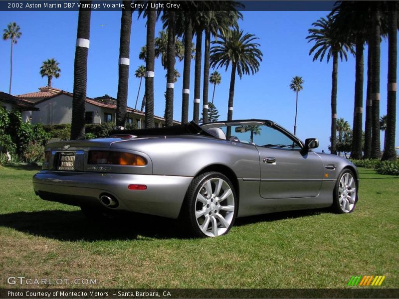 Grey / Light Grey 2002 Aston Martin DB7 Vantage Volante