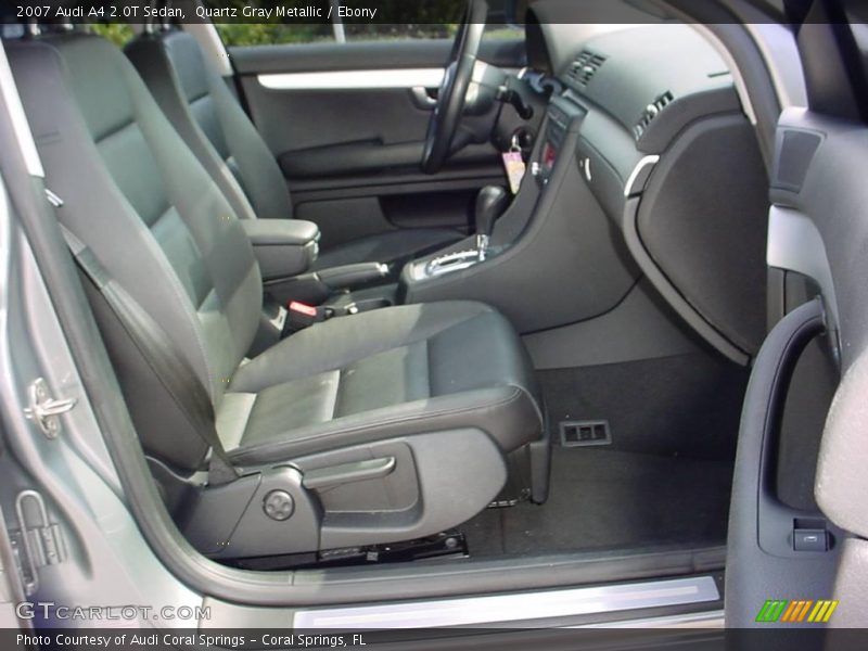 Quartz Gray Metallic / Ebony 2007 Audi A4 2.0T Sedan