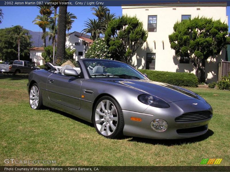Grey / Light Grey 2002 Aston Martin DB7 Vantage Volante
