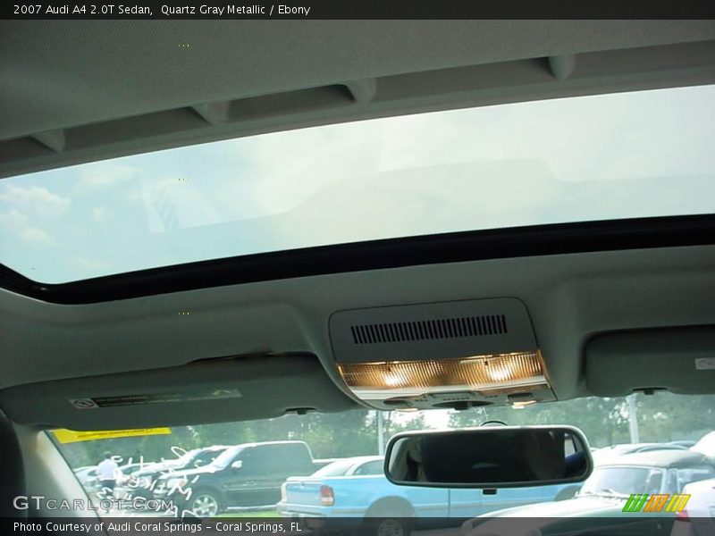 Quartz Gray Metallic / Ebony 2007 Audi A4 2.0T Sedan
