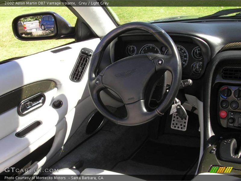 Grey / Light Grey 2002 Aston Martin DB7 Vantage Volante