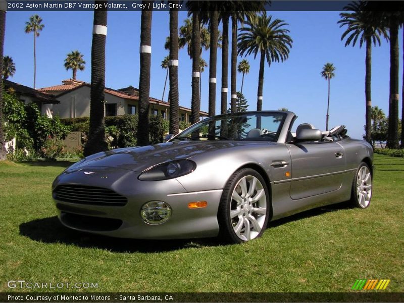 Grey / Light Grey 2002 Aston Martin DB7 Vantage Volante